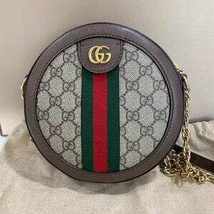Gucci round cake single-shoulder crossbody bag